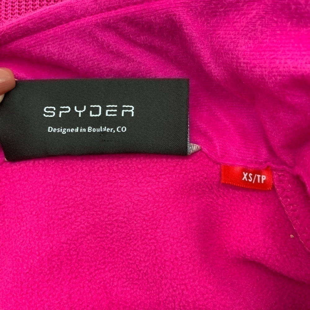 Spyder Fuchsia Long Sleeve Zip Up Jacket - Picture 4 of 7